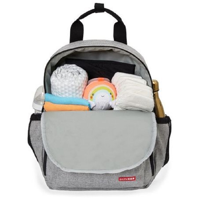 Ghiozdan pentru scutece Duo Backpack, Grey Melange, 201304, Skip Hop